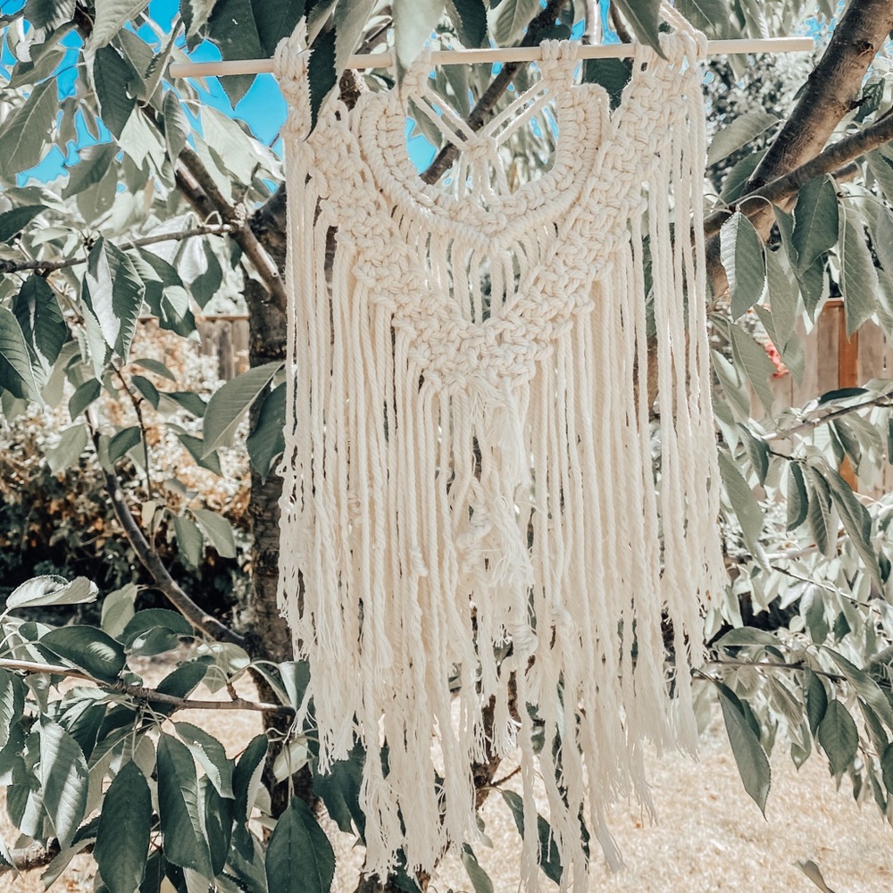 Boho macrame wall hanging mini